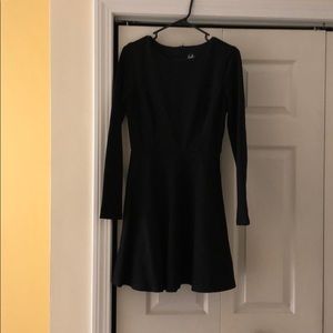 Lulu’s Black Skater Dress